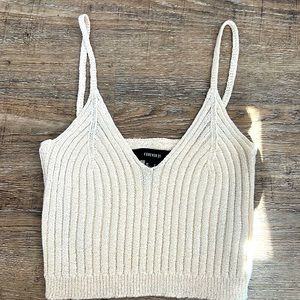 Forever 21 Sweater Cami Crop Top